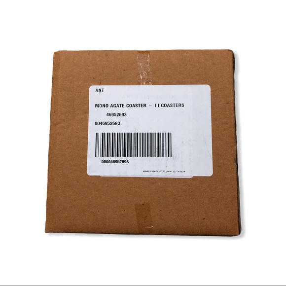 Anthropologie Monogram Agate Coaster Letter “I” - Picture 8 of 8